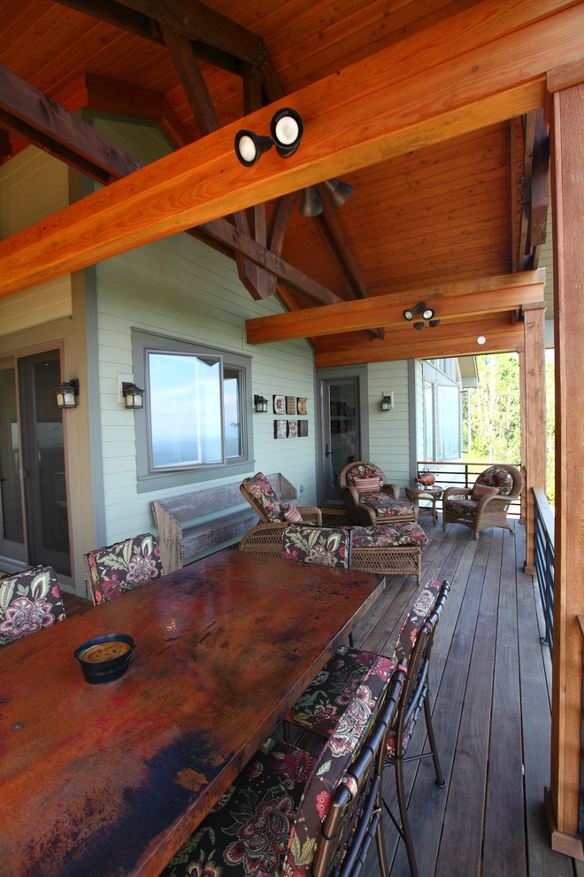 Deck - rustic deck idea