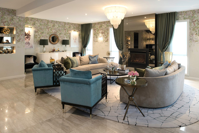 Sumptuous Salon eklektisk-vardagsrum