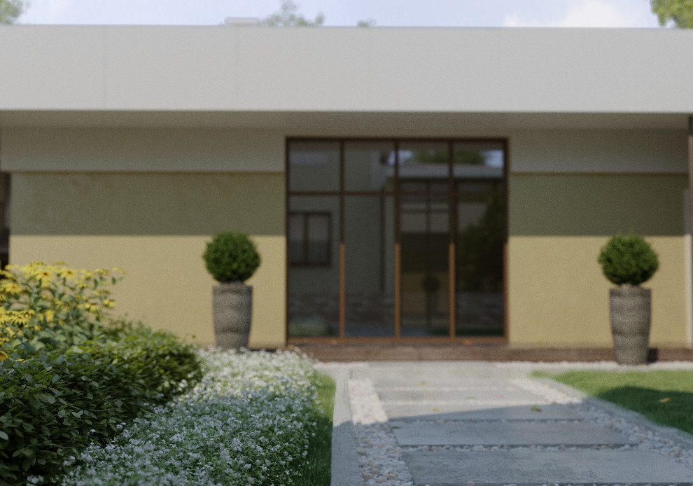 Проект сада и банного комплекса в п. Лесково