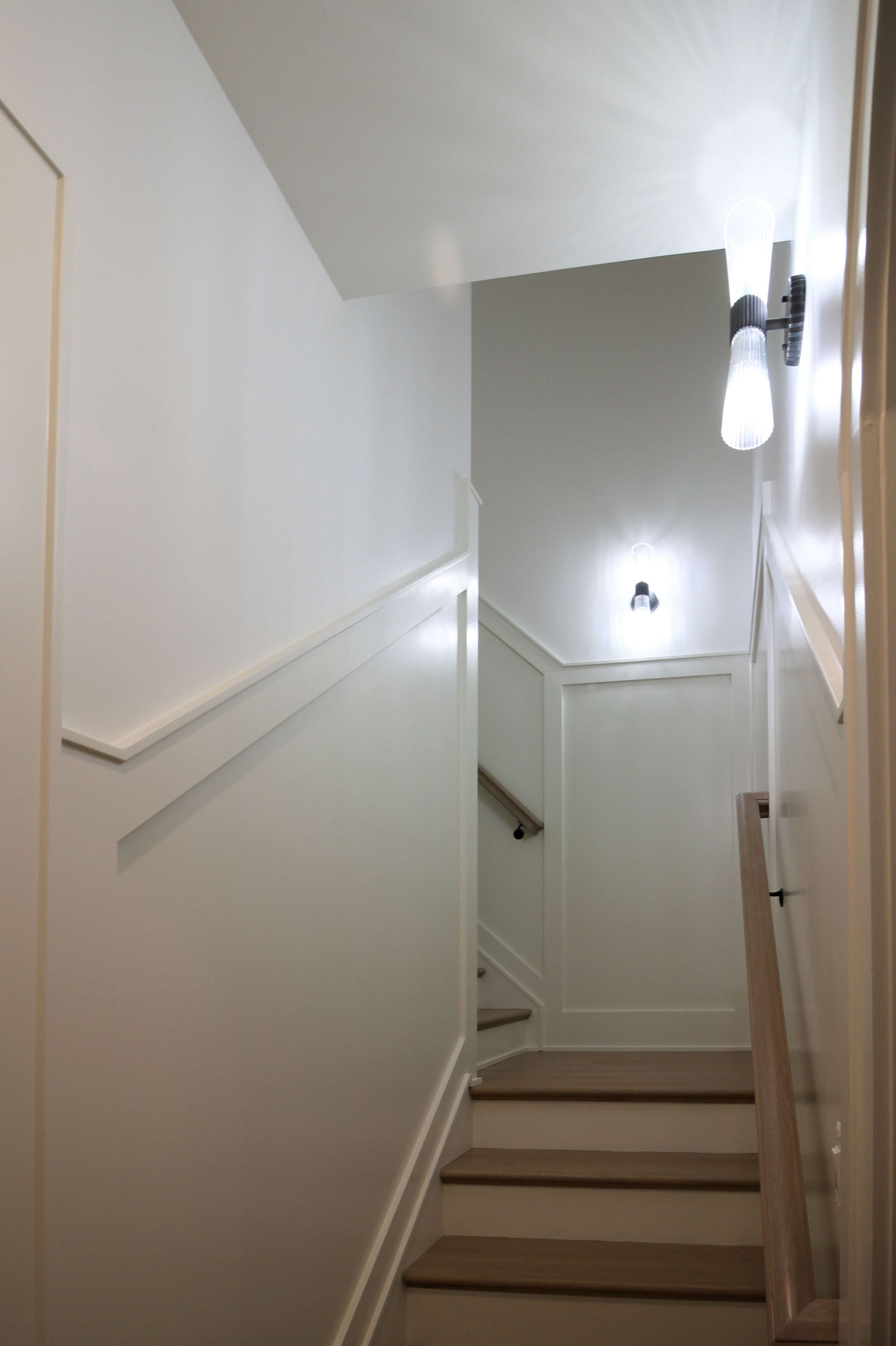 93_Captivating Light Wood Railing System with Black Spindles, Arlington VA 22207