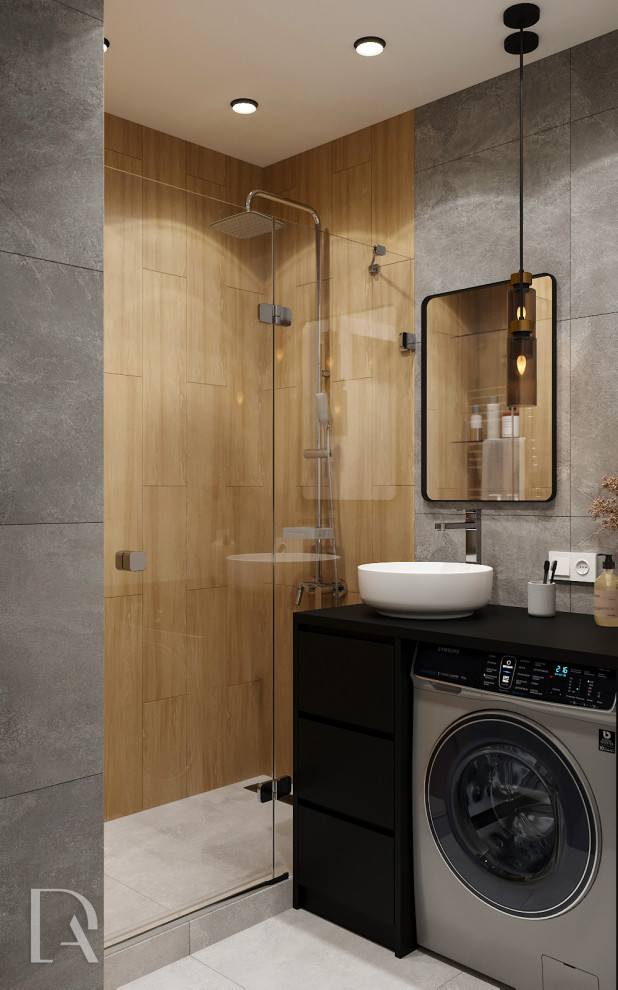 Санузел с душевой 3 м2