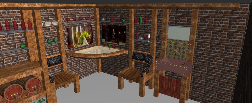 Винный погребок дегустационная зона