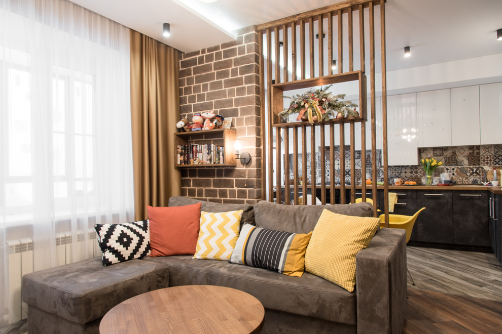 Дизайн интерьера гостиной для квартиры по пер.Пушкарский