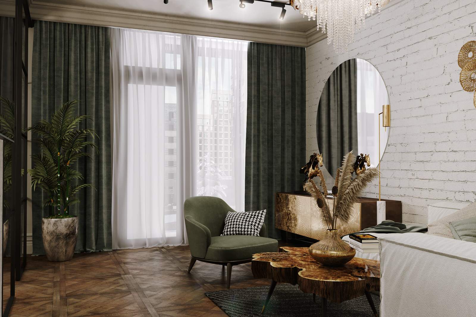 Art Deco in loft space