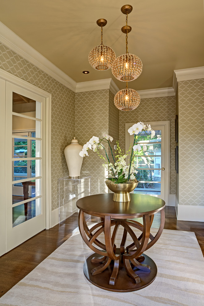 Photo of a transitional foyer in San Francisco.