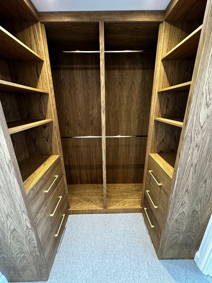Luxurious dark oak wardrobe