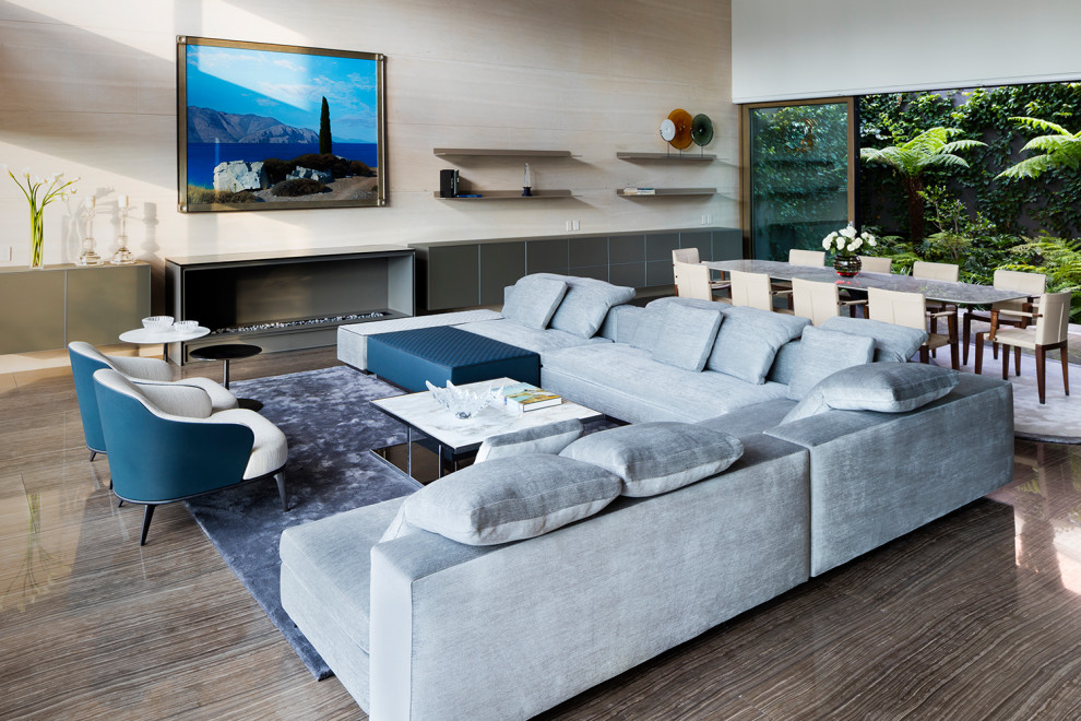 Design ideas for a contemporary living room in Mexico City.
