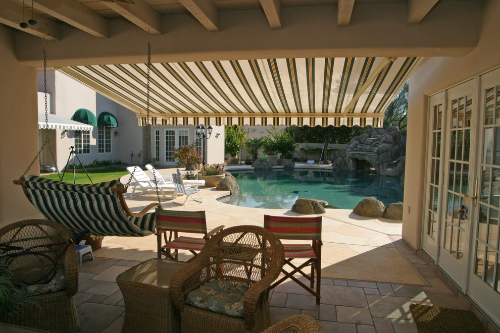 Retractable Awning - Traditional - Patio - Phoenix - by Sun City Awning ...