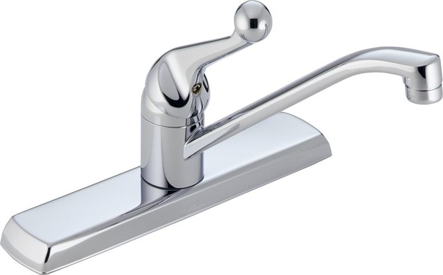 Delta Faucet 120LF Classic, Single Handle Kitchen Faucet, Chrome
