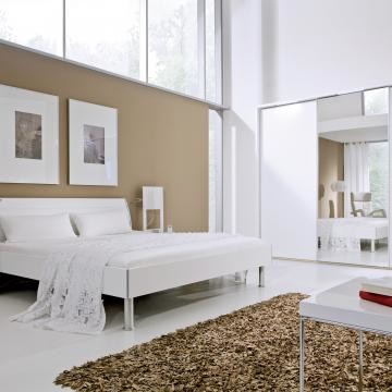 Design ideas for a modern bedroom in New York.