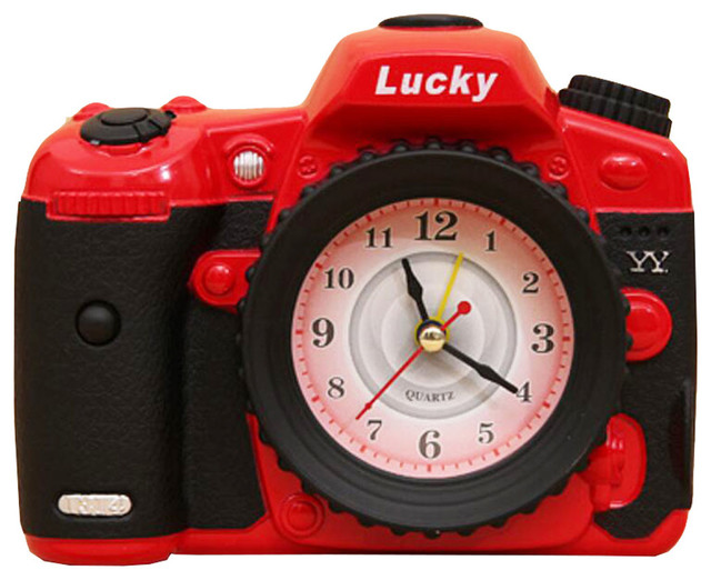 Creative Alarm Clock Fashion Wake Up Red