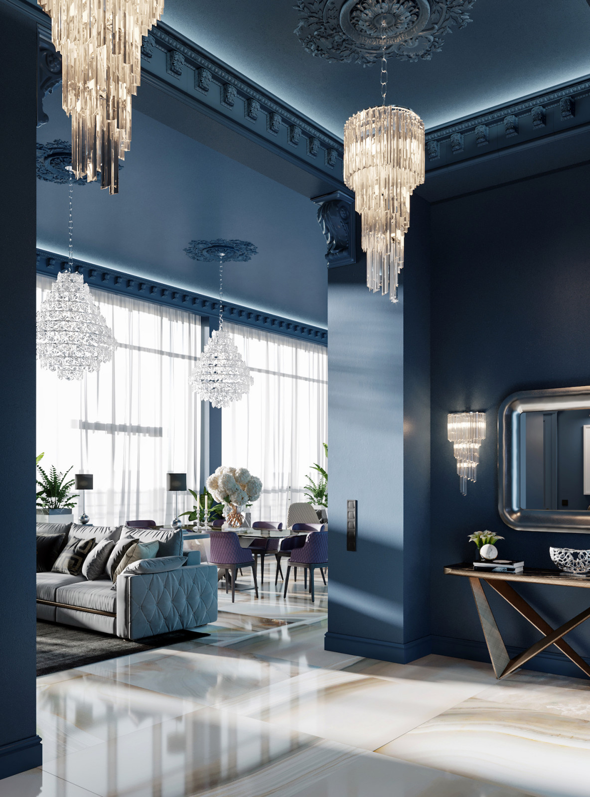 Квартира 200 м² в ЖК «Riverside»