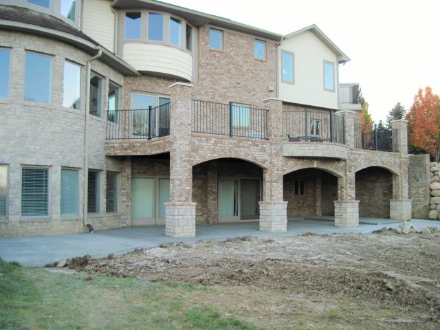 Custom Steel-Cement Raised Deck