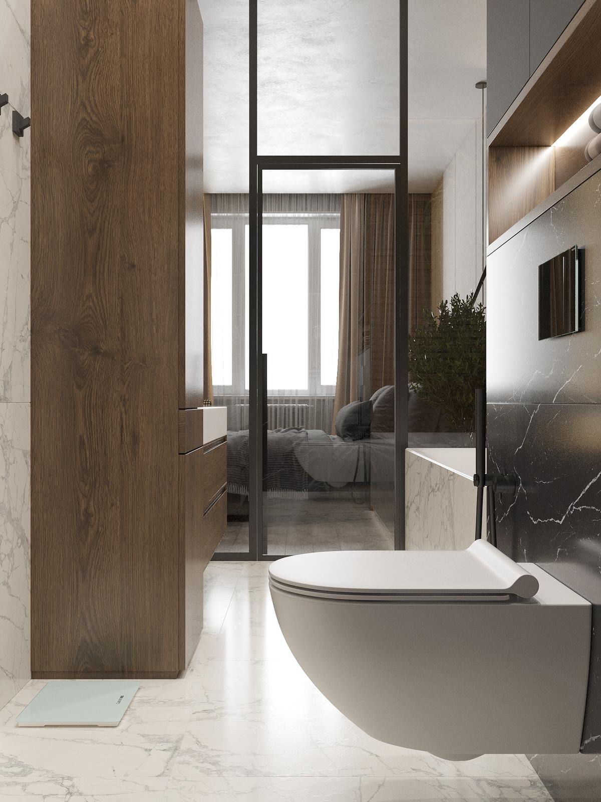 Дизайн-проект 3-комнатной квартиры 84,3 м2 в ЖК «Румянцево-Парк»