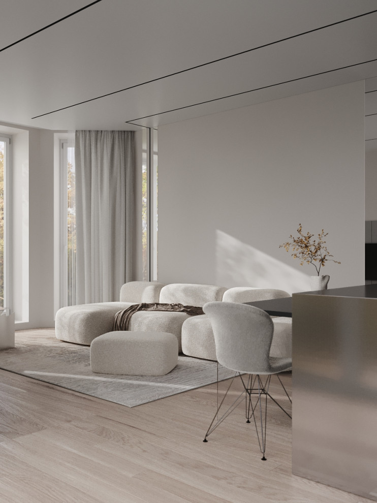 Частный дом в п. Южный с стиле минимализм