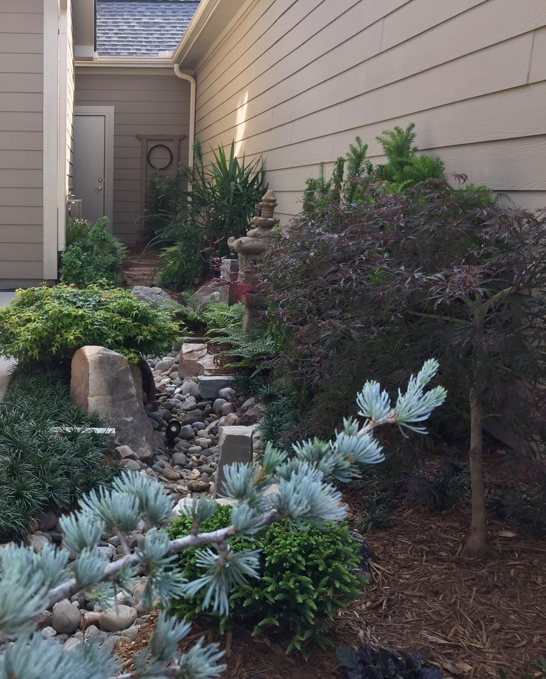 Asian-Inspired Courtyard Garden