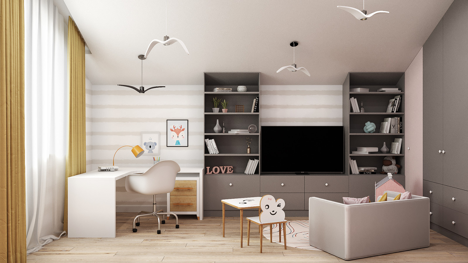 Семейные ценности. Детская девочки.