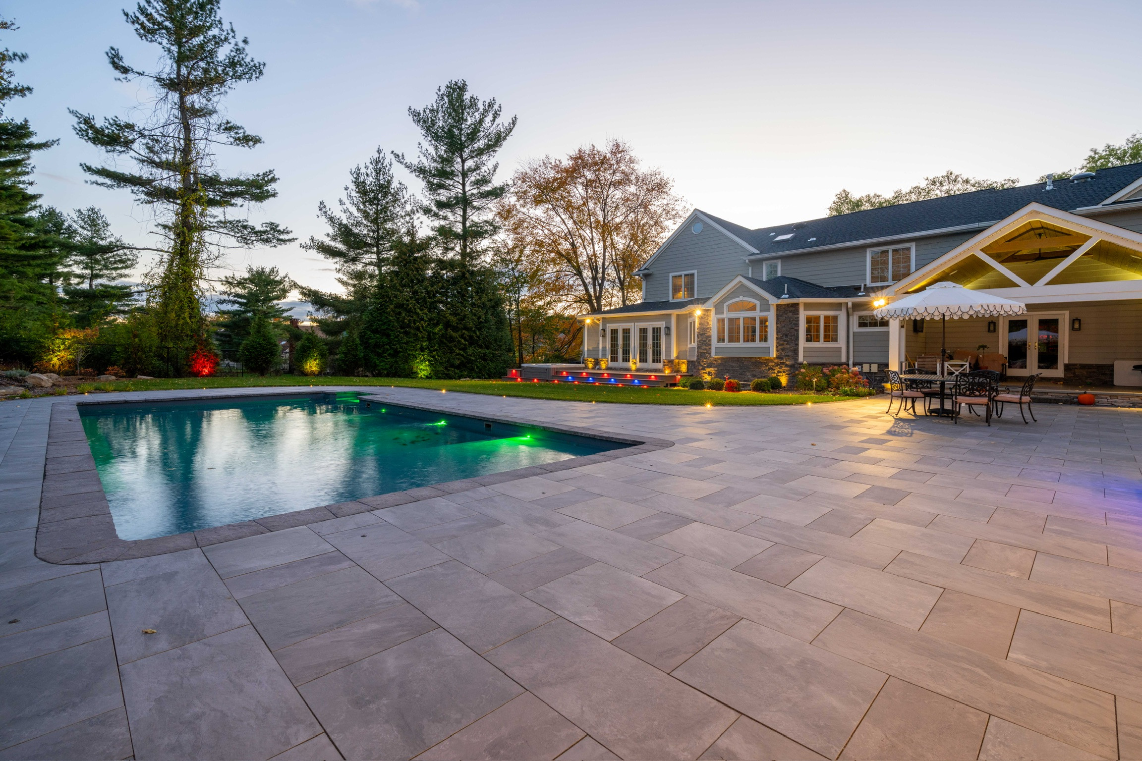 Porcelain Paradise with a Party Pavilian