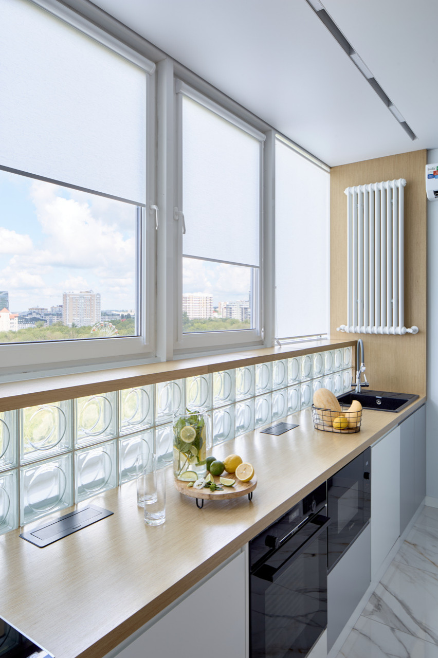 Классная двушка с кухней на лоджии 53 м²