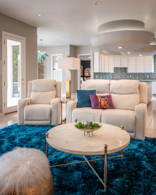 Take that, FLOOD! A gorgeous contemporary revival. modern-wohnzimmer