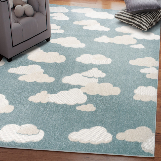 Hedwig Rug Hedwig High-low Youth Cloud Scandi Rug Indoor/Outdoor Rug, 3 X 5 ...