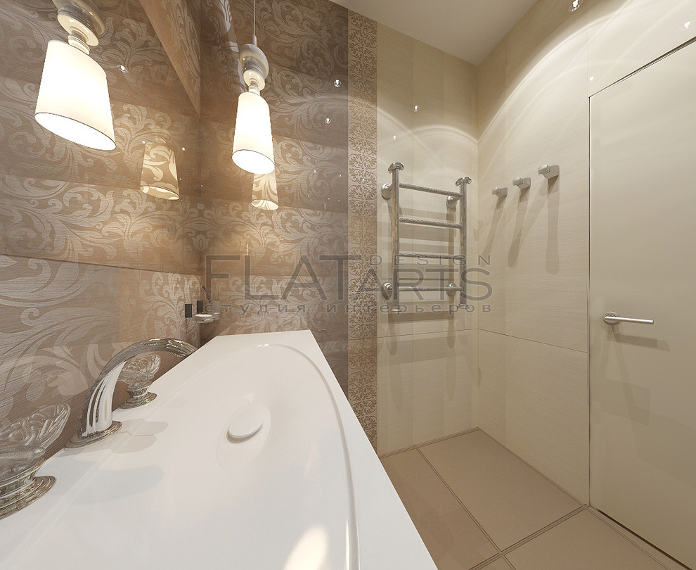 Проект 2х комнатной квартиры в  стиле арт-нуво