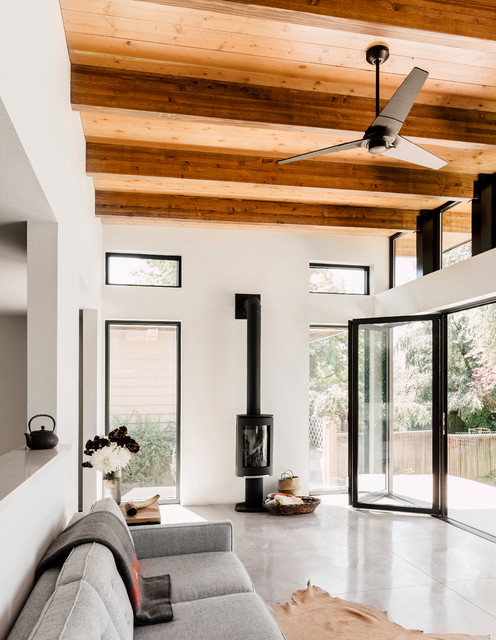Sunroom contemporary-vardagsrum