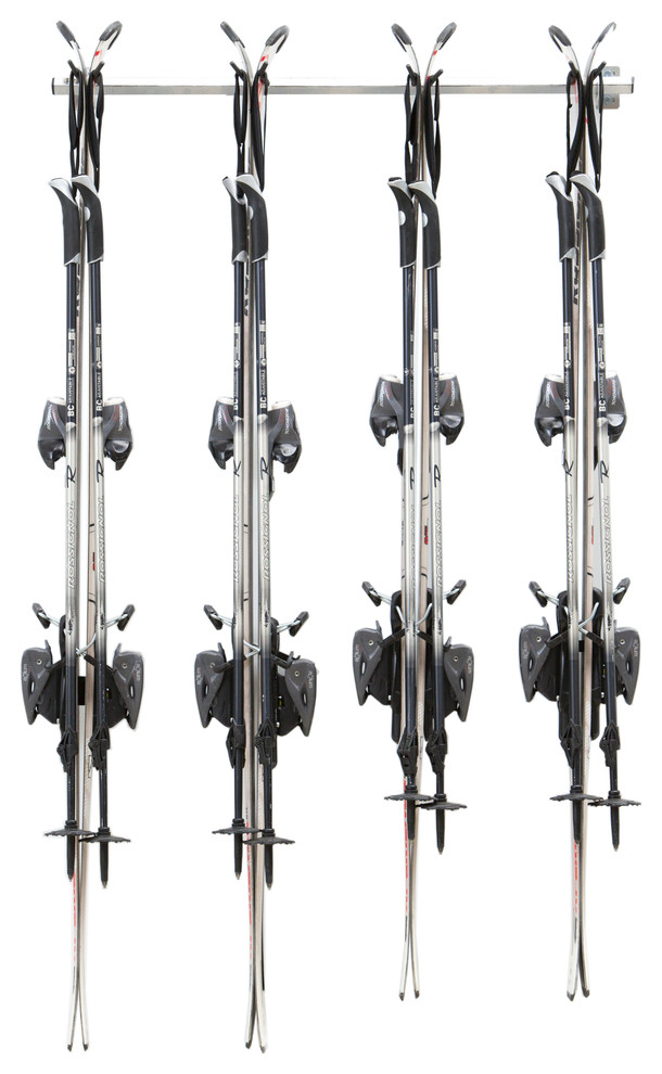 Ski Storage Rack, 4 Pair Rack