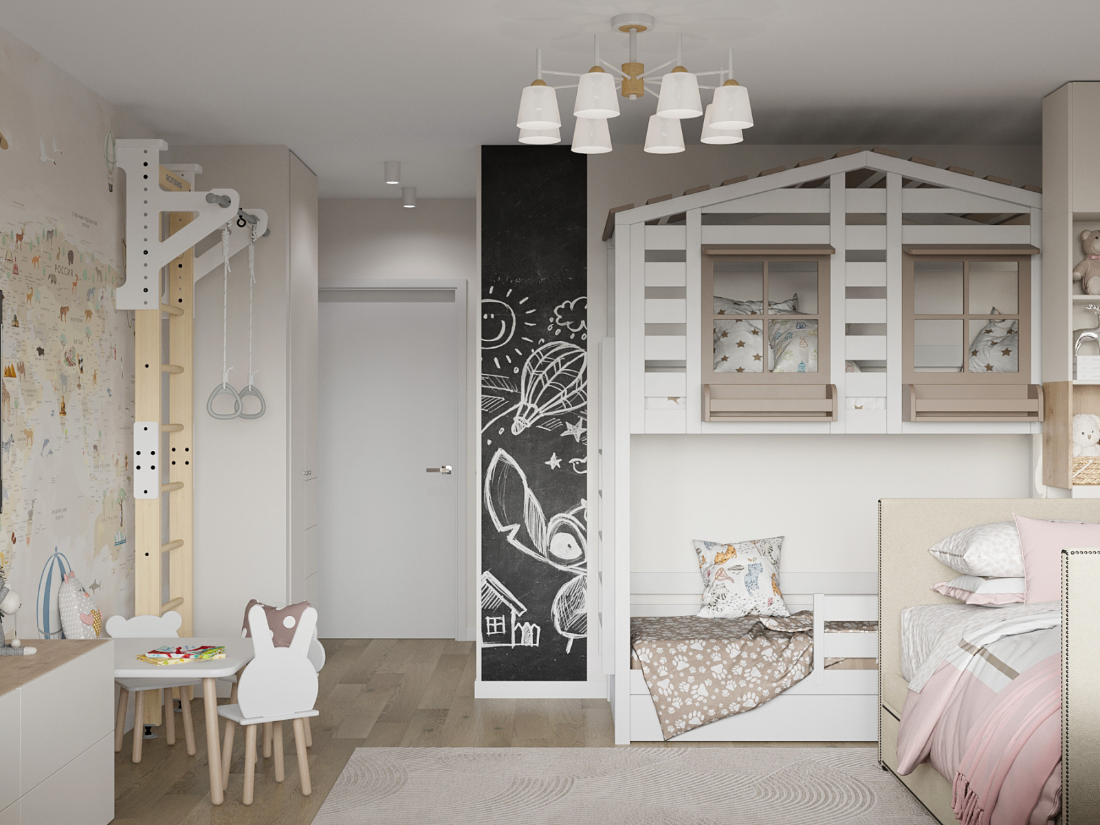 ЖК Новое Купчино, 105м.кв. Современный стиль