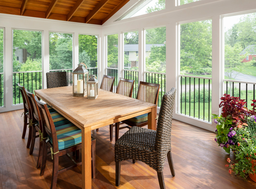 This is an example of a farmhouse veranda in Other.