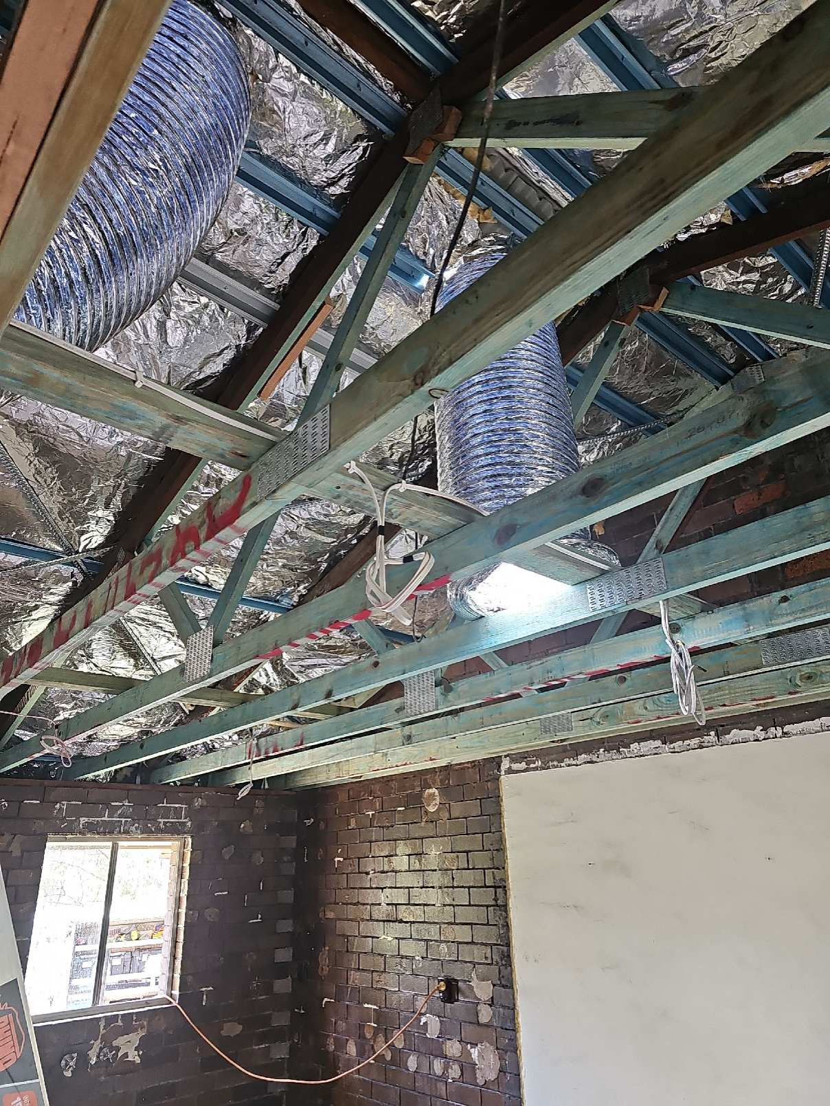 Termite damaged trusses