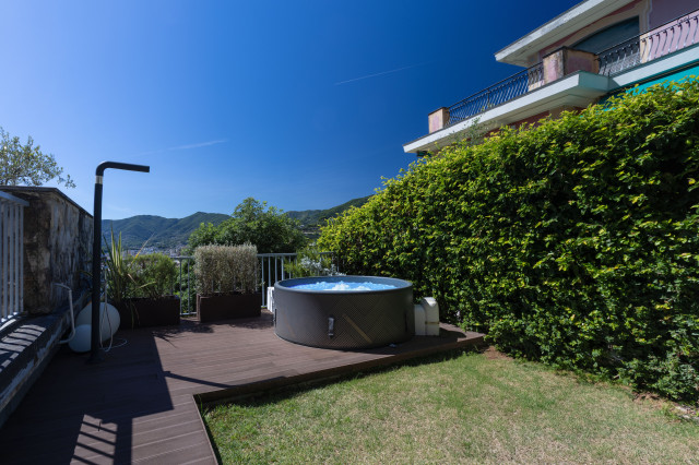 "SLOW SUNSET PARADISETTO" APT in Zoagli contemporary-deck