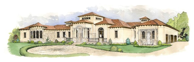 Custom Built Home December 2013 medelhavsstil-ytbehandling