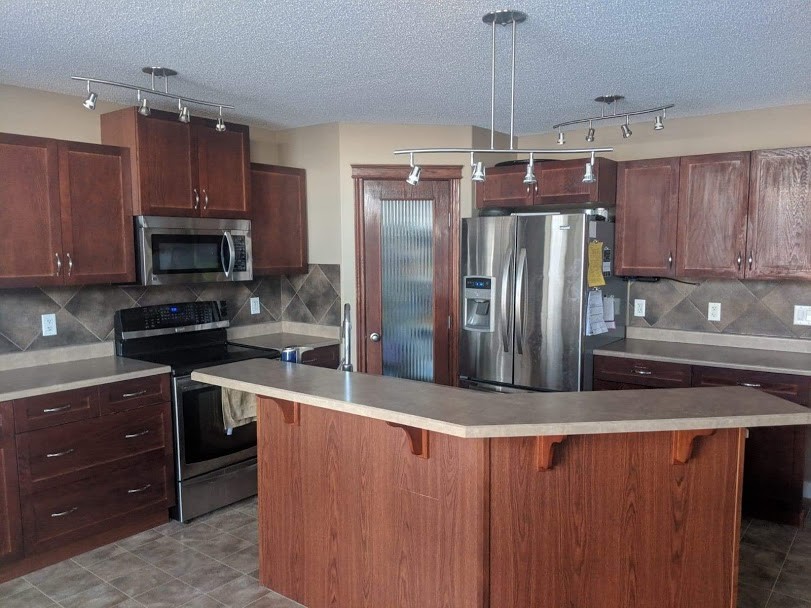 Cabinet Wood Kitchen Renewal Before