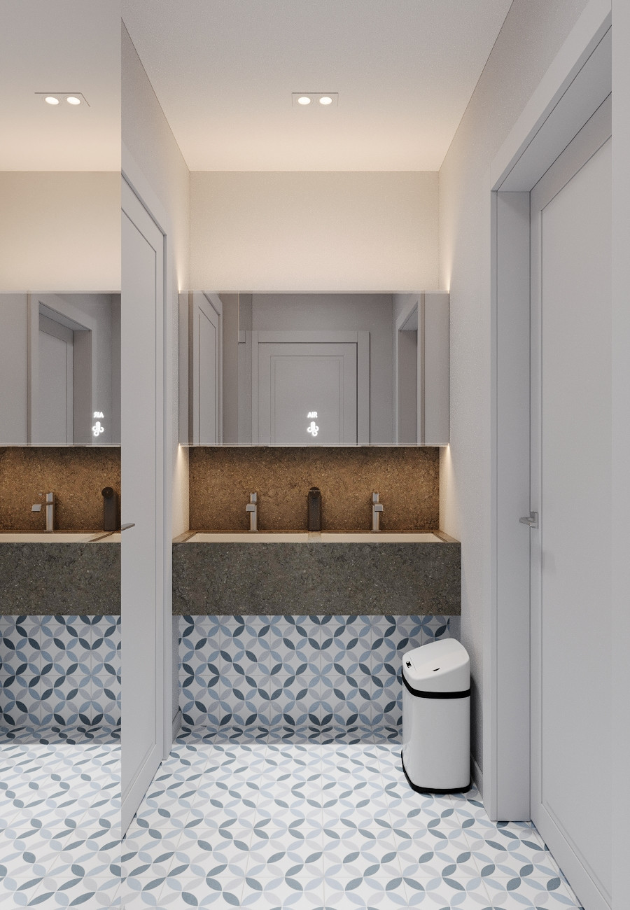 Проектирование сан.узлов для офиса компании