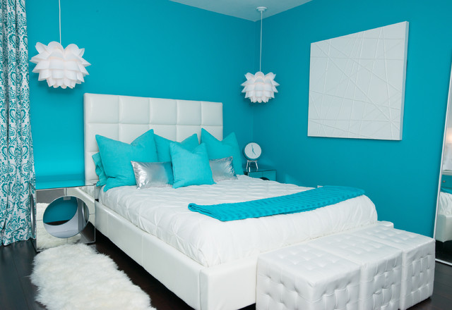 Modern Teen Girls Bedroom Minimalistisch Schlafzimmer