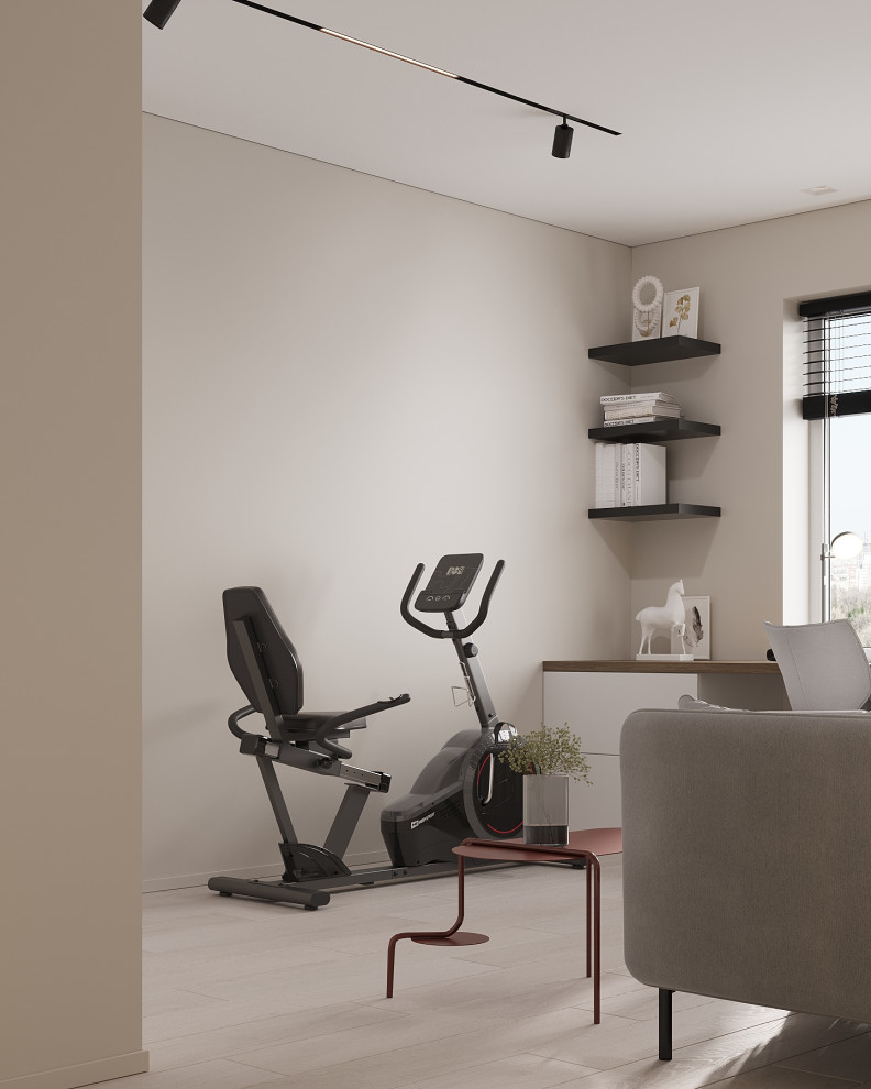 Современный интерьер в ЖК «Znak», Ижевск, 73 кв. м2