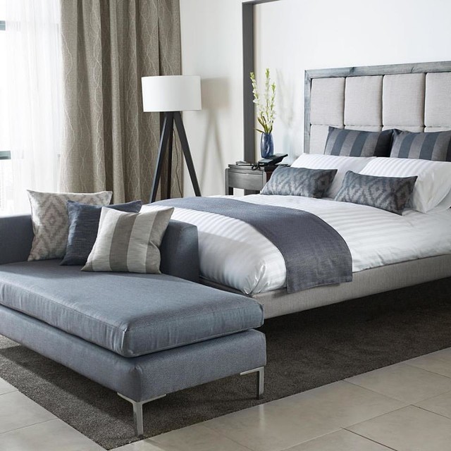 Bedding & Bedheads contemporary-bedroom