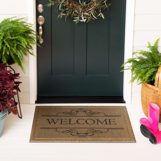 Mohawk Home Elite Scroll Door Mat, 2' x 3' Contemporary