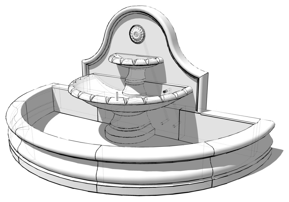 Custom Wall Fountain Design