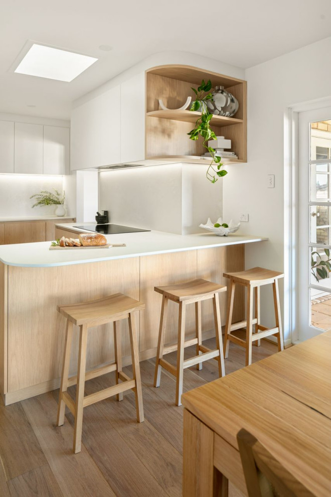 Photo of a beach style kitchen in Perth.