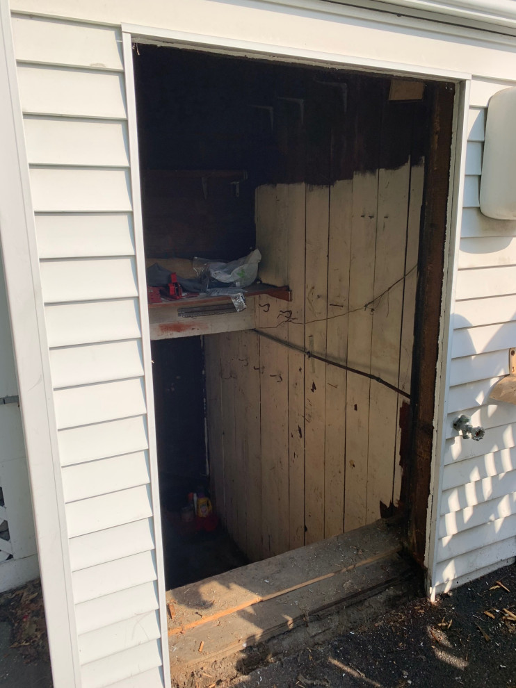 Basement doors