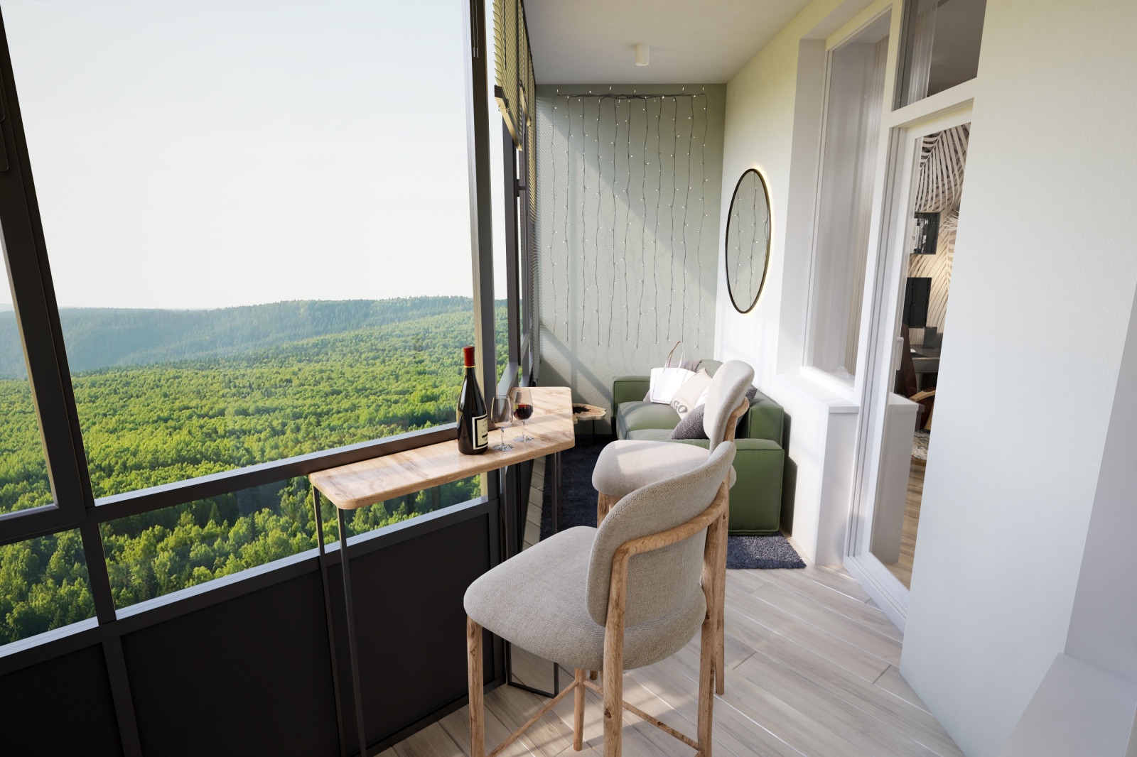 Однокомнатная квартира. 44 кв.м.