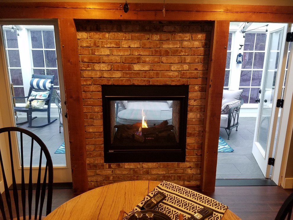 Inspiration for a rustic home design remodel in Seattle