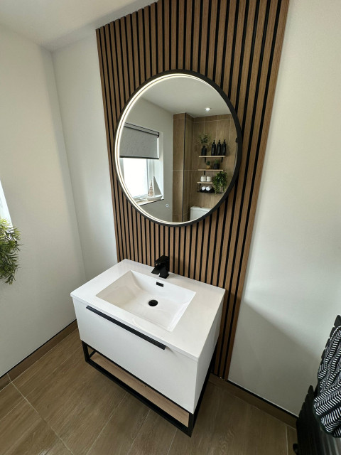 Bath to Shower Conversion Belfast scandinavian-powder-room