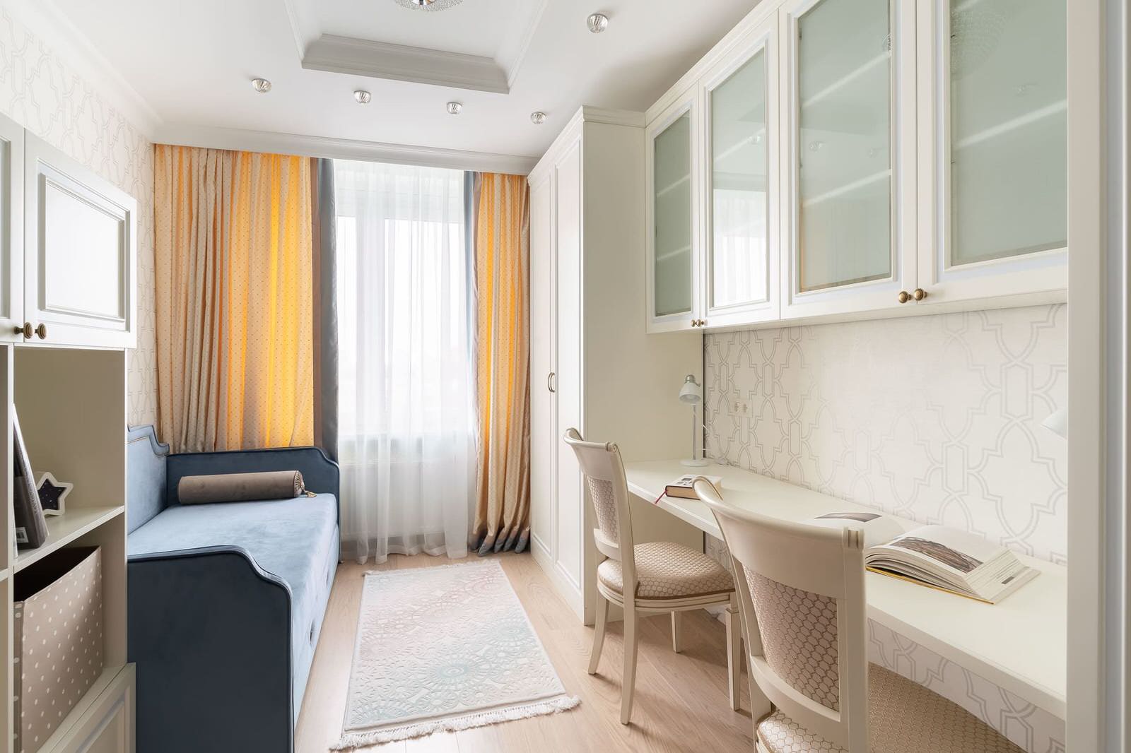 Современная классика с восточными нотами — реализованный проект 88 кв. метров.