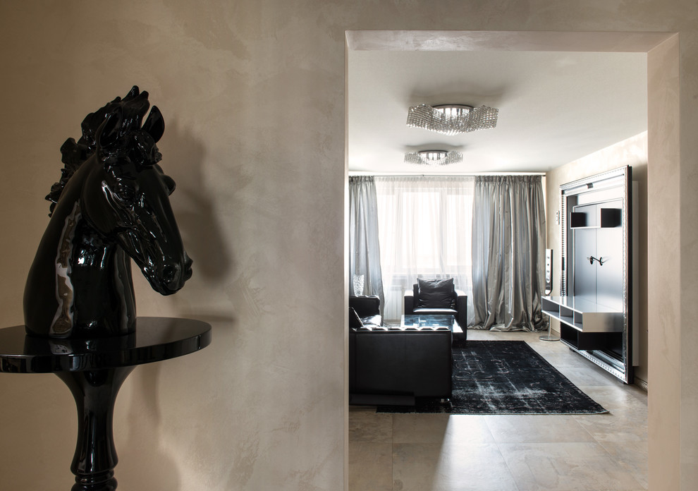 "Ход конём" - квартира в стиле ар-деко 150 м2, г. Люберцы