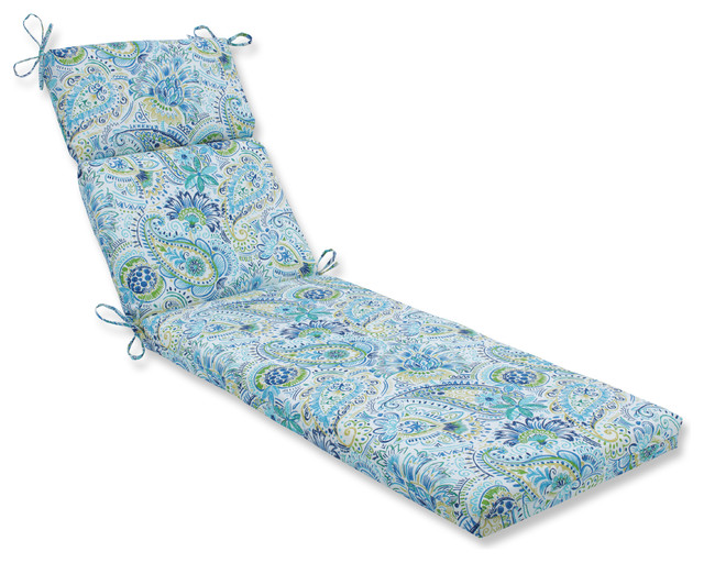 Out/Indoor Gilford Chaise Lounge Cushion, Baltic