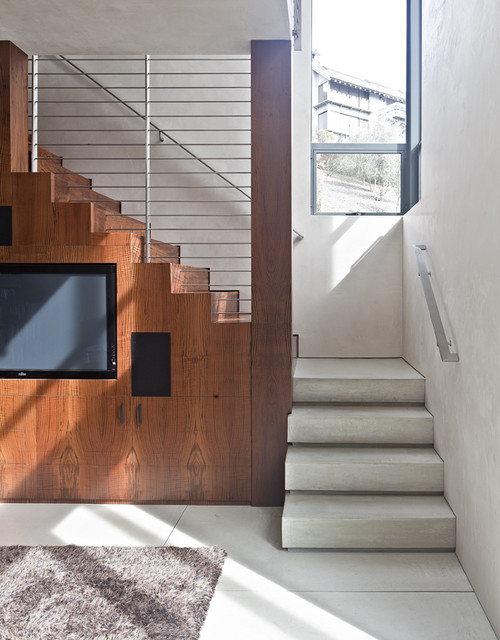 Berkeley Courtyard House trendy-trappe