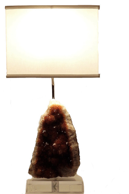 luxe crystal table lamp